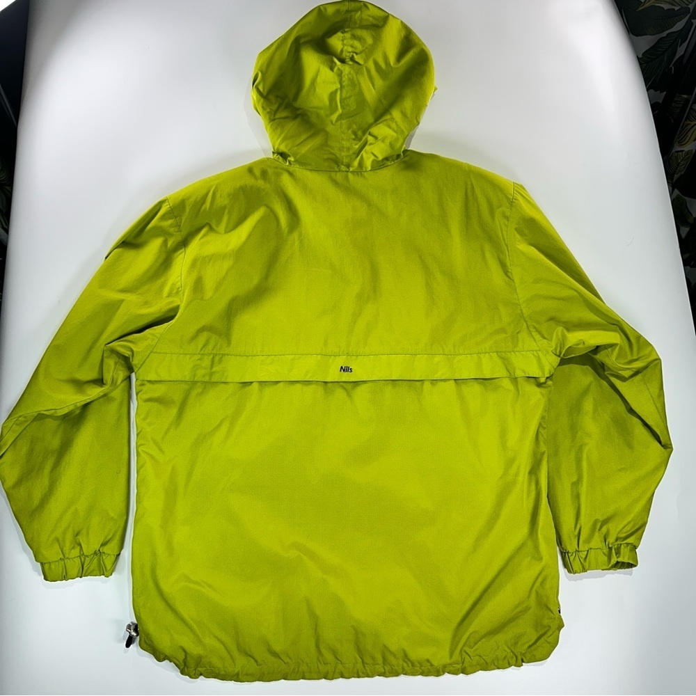 Nils Anorak Pullover Utility Nylon Hooded Jacket Green Size 14 - Picture 12 of 15